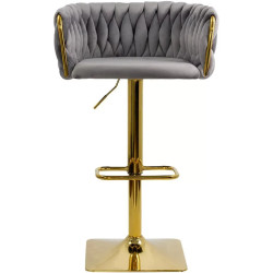 Барный стул Prestige Chairs ABS 118P (Grey/Gold) Thumb