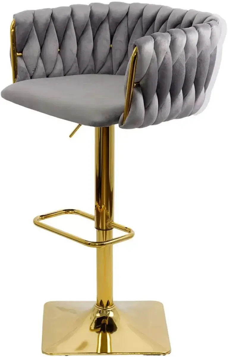 Барный стул Prestige Chairs ABS 118P (Grey/Gold) - 3