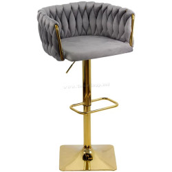 Барный стул Prestige Chairs ABS 118P (Grey/Gold)