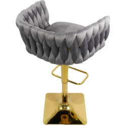 Барный стул Prestige Chairs ABS 118P (Grey/Gold) Thumb