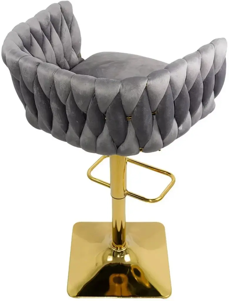 Барный стул Prestige Chairs ABS 118P (Grey/Gold) - 4