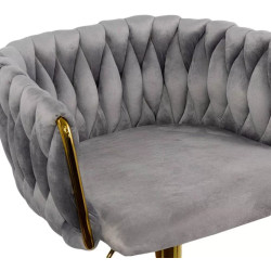 Барный стул Prestige Chairs ABS 118P (Grey/Gold) Thumb