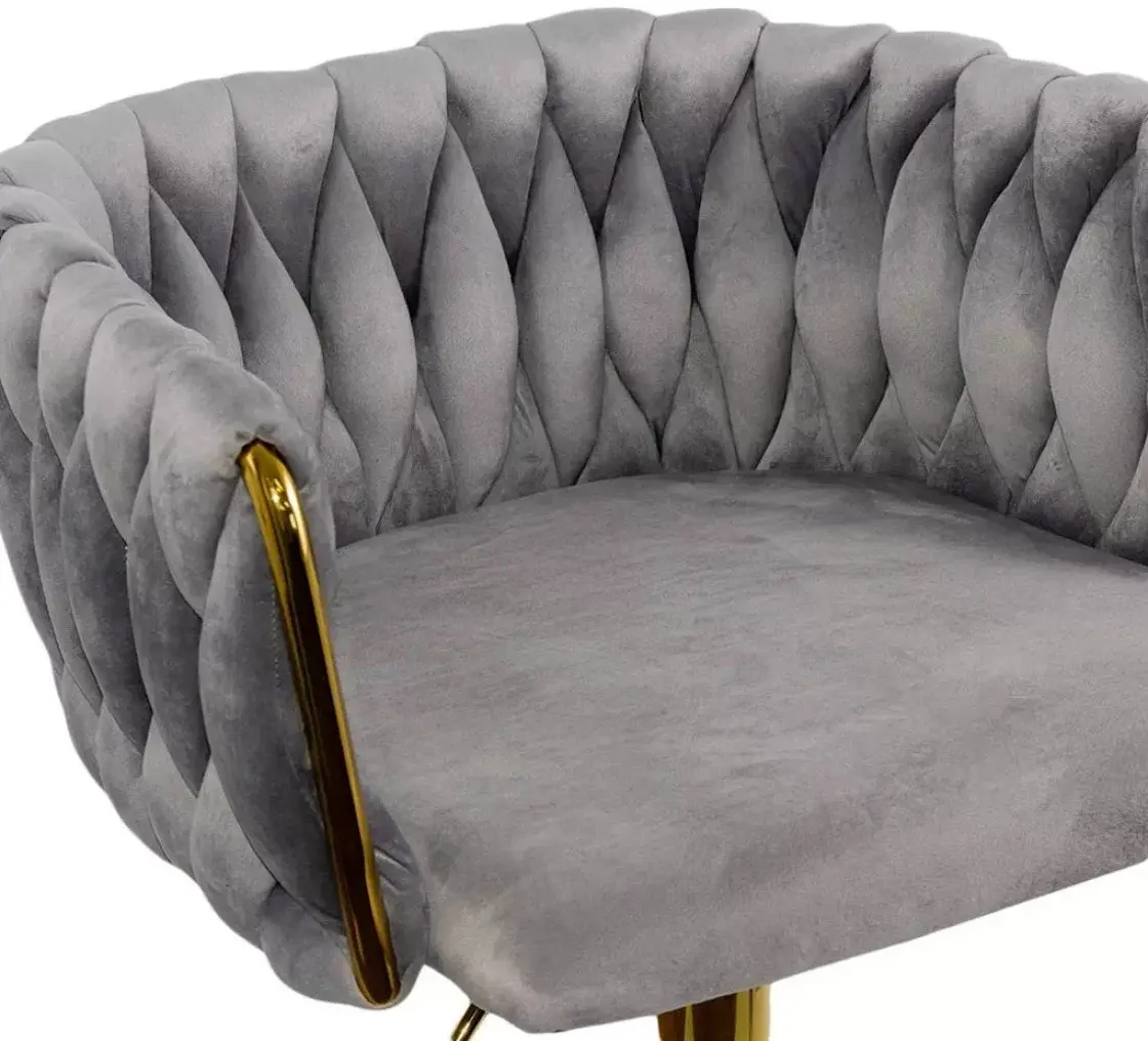 Барный стул Prestige Chairs ABS 118P (Grey/Gold) - 5