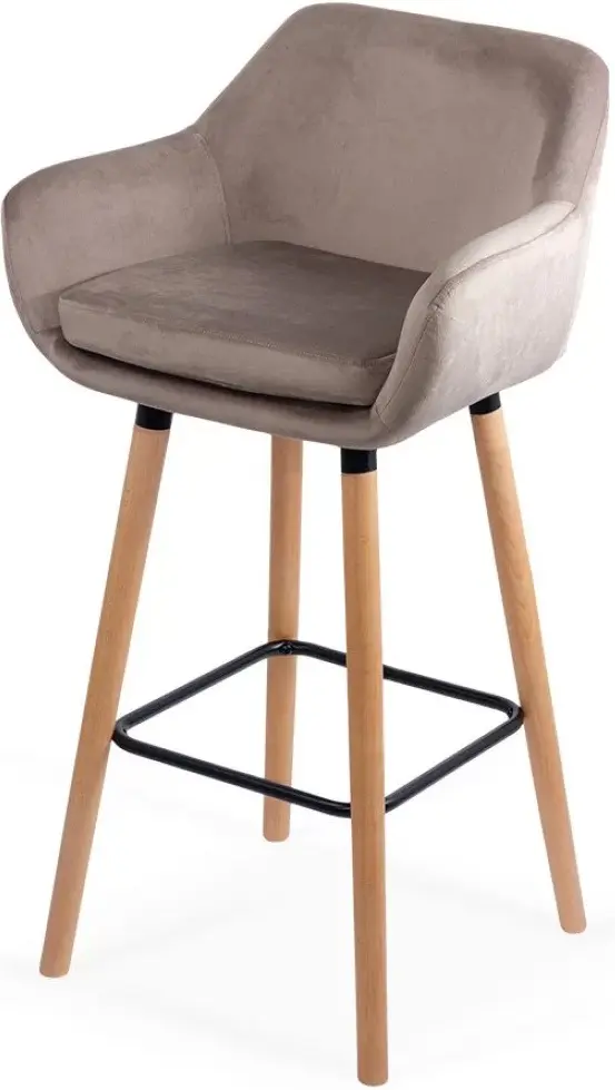 Барный стул Prestige Chairs ABS 1271 (Beige/Natural) - 2