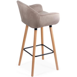 Барный стул Prestige Chairs ABS 1271 (Beige/Natural) Thumb