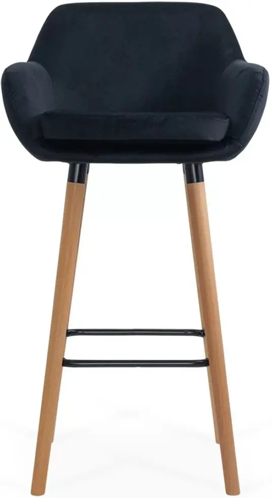 Барный стул Prestige Chairs ABS 1271 (Black/Natural) - 2