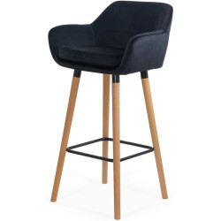 Барный стул Prestige Chairs ABS 1271 (Black/Natural) Thumb