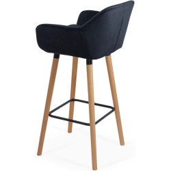 Барный стул Prestige Chairs ABS 1271 (Black/Natural) Thumb