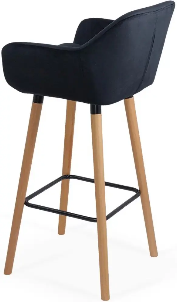 Барный стул Prestige Chairs ABS 1271 (Black/Natural) - 5