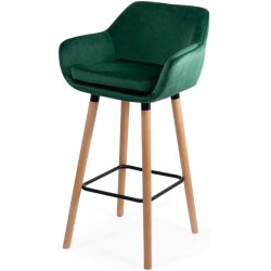 Барный стул Prestige Chairs ABS 1271 (Green/Natural) Thumb