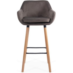 Барный стул Prestige Chairs ABS 1271 (Grey/Natural) Thumb