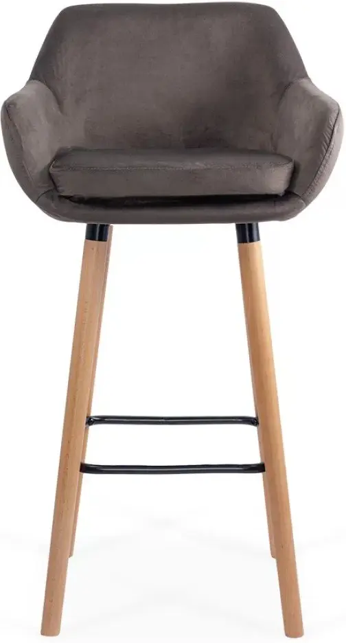 Барный стул Prestige Chairs ABS 1271 (Grey/Natural) - 2