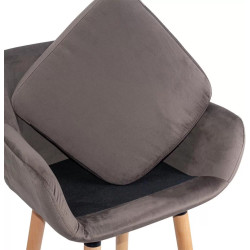 Барный стул Prestige Chairs ABS 1271 (Grey/Natural) Thumb