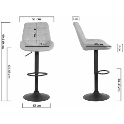 Барный стул Prestige Chairs ABS 145 (Cream) Thumb
