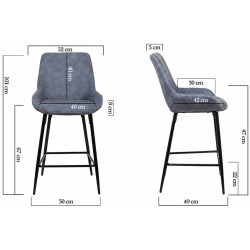 Барный стул Prestige Chairs ABS 146 (Pink) Thumb