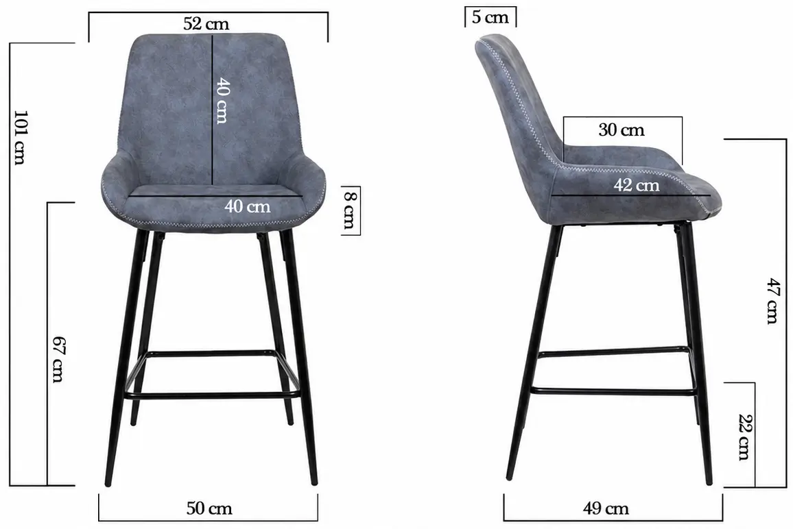 Барный стул Prestige Chairs ABS 146 (Pink) - 9