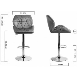Барный стул Prestige Chairs ABS 148 (Green/Gold) Thumb