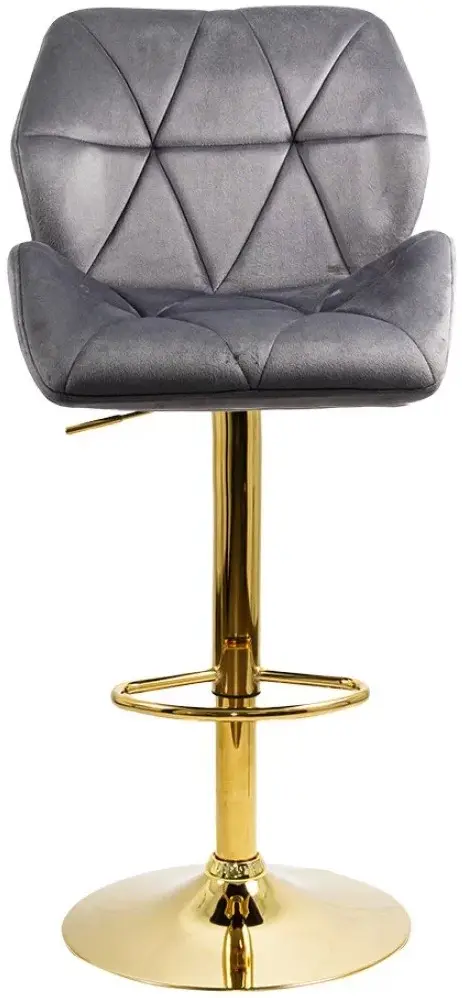 Барный стул Prestige Chairs ABS 148 (Grey/Gold) - 3