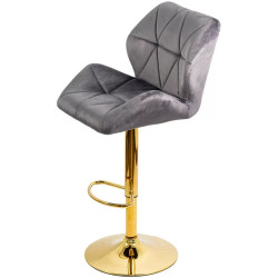 Барный стул Prestige Chairs ABS 148 (Grey/Gold) Thumb