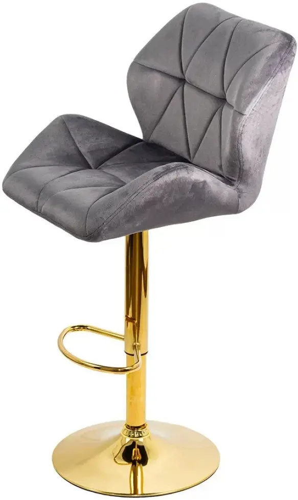 Барный стул Prestige Chairs ABS 148 (Grey/Gold) - 4