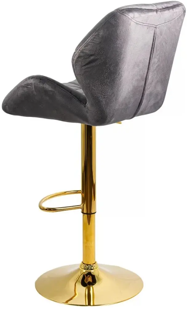 Барный стул Prestige Chairs ABS 148 (Grey/Gold) - 5