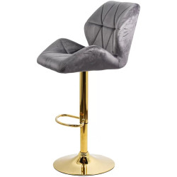 Барный стул Prestige Chairs ABS 148 (Grey/Gold) Thumb