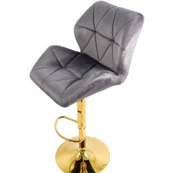 Барный стул Prestige Chairs ABS 148 (Grey/Gold) Thumb