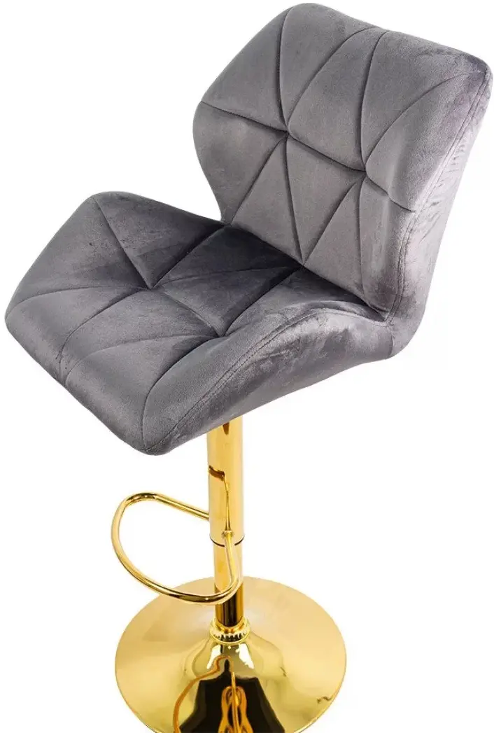 Барный стул Prestige Chairs ABS 148 (Grey/Gold) - 7