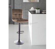 Scaun de bar Signal C105 Velvet Bluvel 40 (Beige/Black)