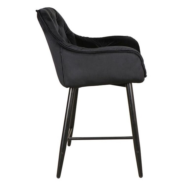 Scaun de bar Signal Cherry H-2 (Black/Black Matte)