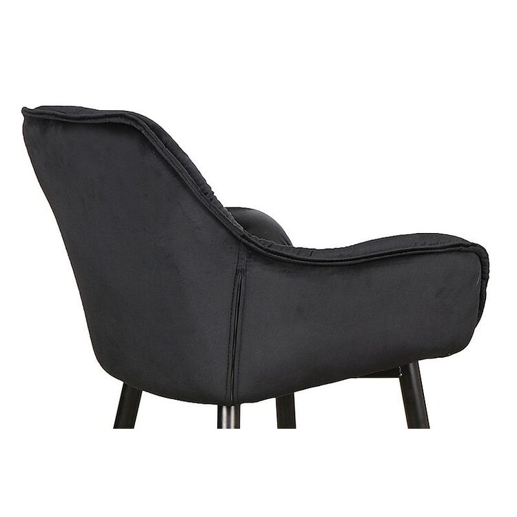 Scaun de bar Signal Cherry H-2 (Black/Black Matte)