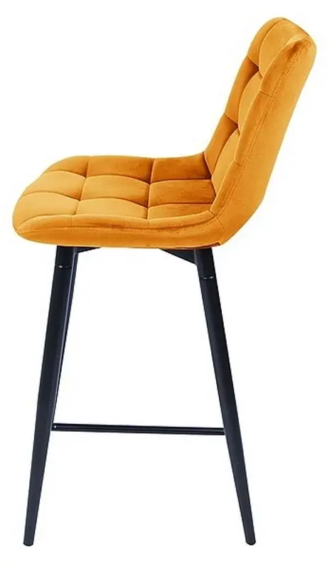 Scaun de bar Signal Chic H-2 (Curry/Black Matte)