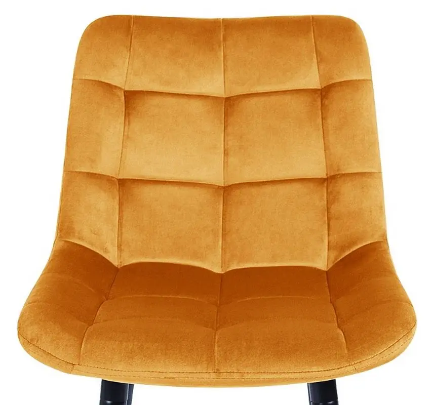 Scaun de bar Signal Chic H-2 (Curry/Black Matte)