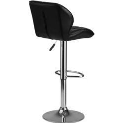 Scaun de bar Sofotel Castel (Black/Silver) Thumb