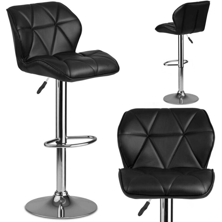 Scaun de bar Sofotel Castel (Black/Silver)