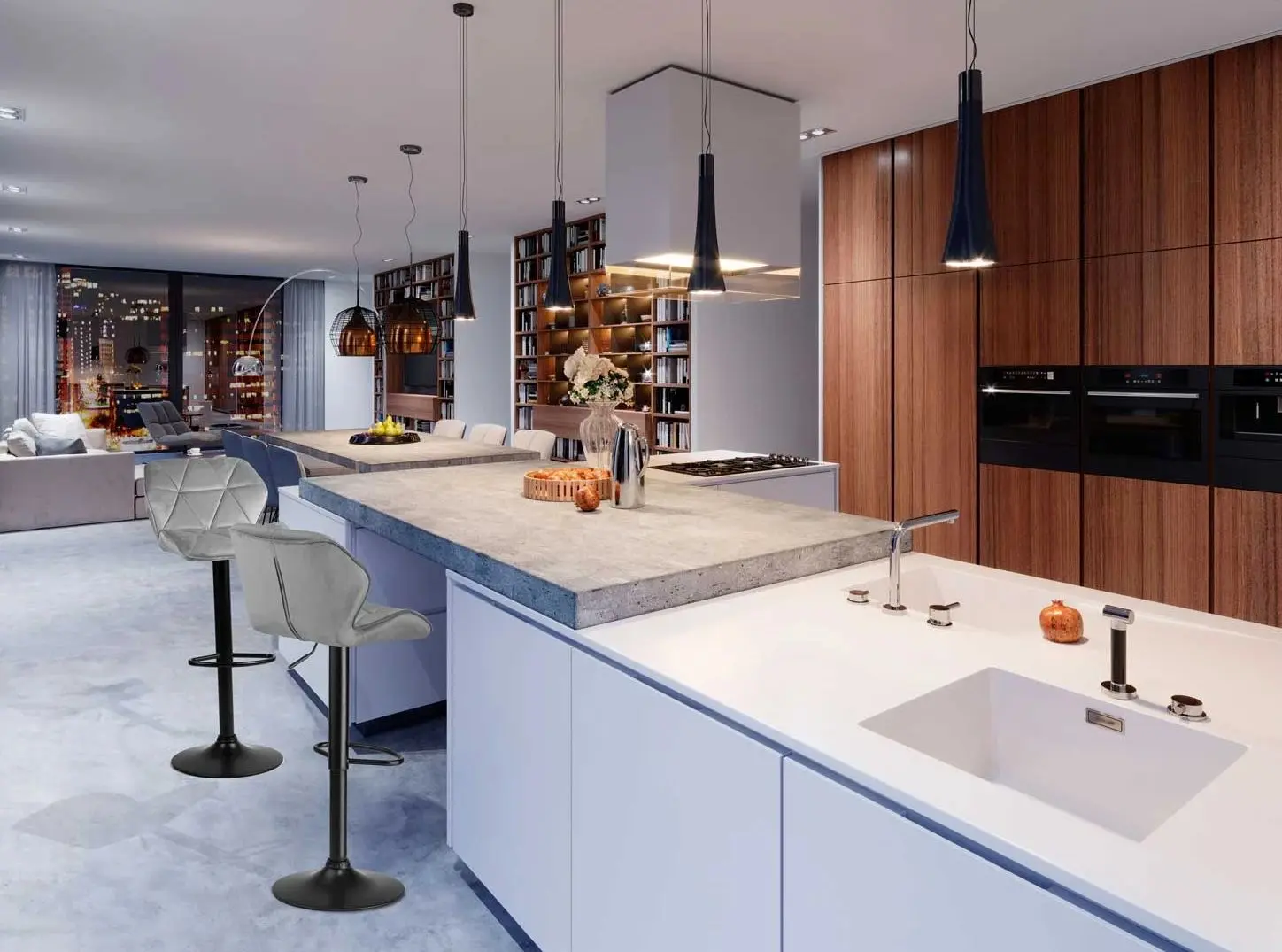 Барный стул Sofotel Castel (Light Grey)