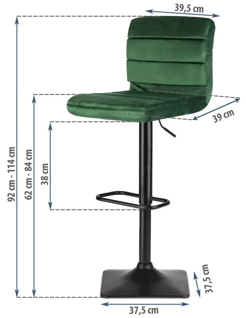 Scaun de bar Sofotel Drava (Green)