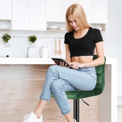 Scaun de bar Sofotel Drava (Green) Thumb