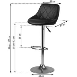 Барный стул Sofotel Nerra (Black) Thumb