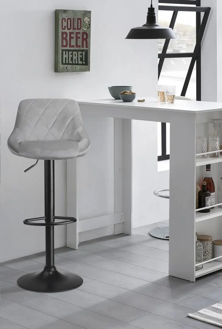 Scaun de bar Sofotel Nerra (Light Grey)