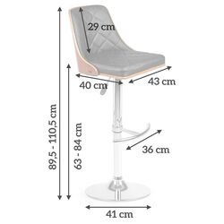 Scaun de bar Sofotel Nocca (Black) Thumb