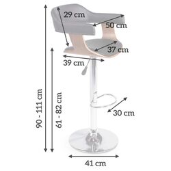 Scaun de bar Sofotel Pergo (Black) Thumb