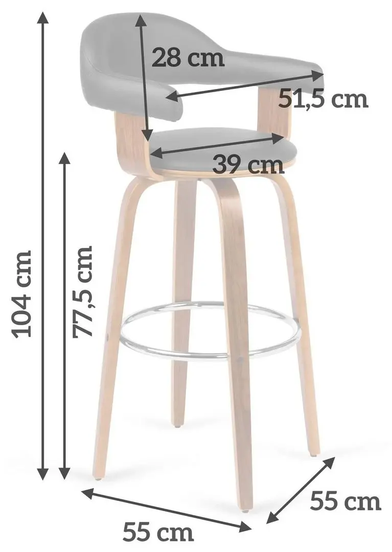 Барный стул Sofotel Rosetto (Black)