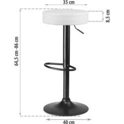 Комплект барных стульев Sofotel Imago 260310-2 (White) Thumb