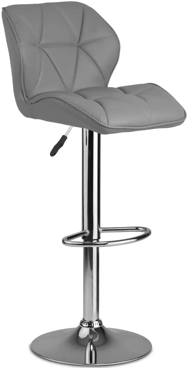 Set scaune de bar Sofotel Castel 260101-2 (Grey/Chrome) - 2