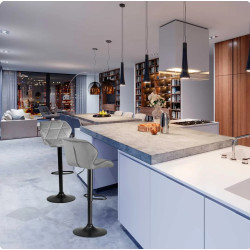 Набор барных стульев Sofotel Castel 260110-2 (Grey/Black) Thumb