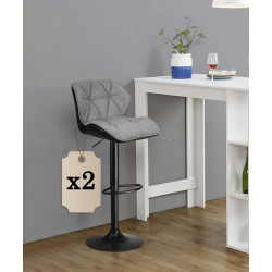 Набор барных стульев Sofotel Castel 260130-2 (Grey/Black)