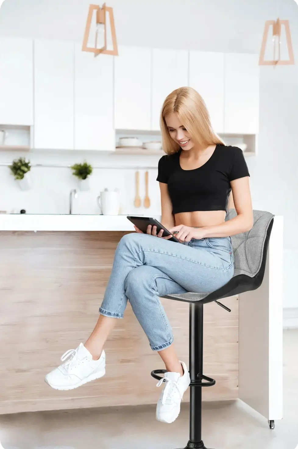 Набор барных стульев Sofotel Castel 260130-2 (Grey/Black) - 7