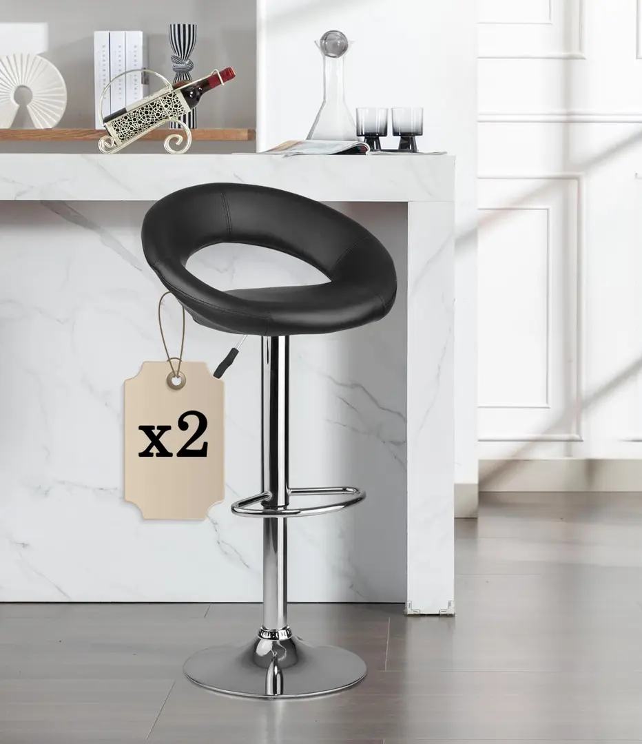 Набор барных стульев Sofotel Forza 260200-2 (Black/Chrome)