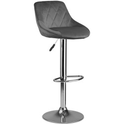 Set scaune de bar Sofotel Nerra 260010-2 (Grey/Chrome) Thumb